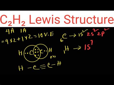 electron dot structure of c2h2|C2H2 Lewis structure, Molecular Geometry, .
